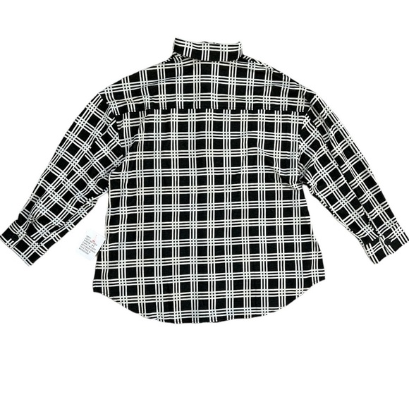 NWT ASOS Design Women’s Plaid Windowpane Print Shacket Shirt Jacket | US 8 - Picture 2 of 7